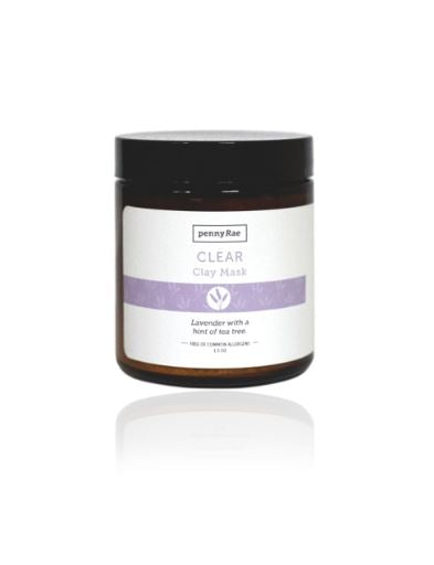 Clear French Clay Mask: Lavender w/ A Hint of Tea Tree